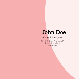 make a classic business card. - 167